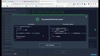 Replace empty strings in object with null values Javascript Challenger