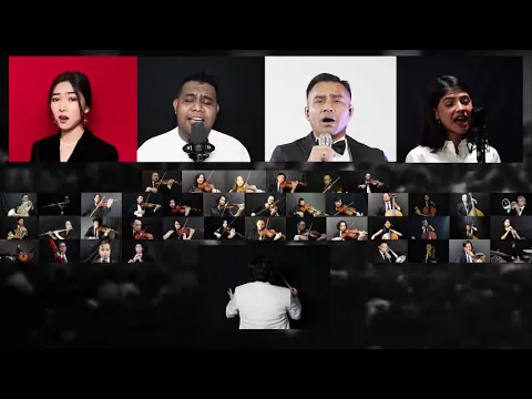 Download MP3 Indonesia Raya - Isyana, Andmesh, Judika, Sara Fajira, Erwin Gutawa Orchestra (Kolaborasi Virtual)