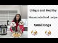 Healthy and Unique Homemade Food Recipe for Dogs Food Recipe for Small Dogs