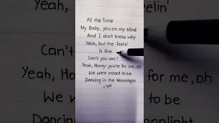 Dancin Englishlyrics Dancin In The Moonlight 