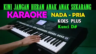 LAYAR TANCAP - Koes Plus | KARAOKE Nada Pria, HD || Lagu Lawas