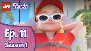 lego friends season 1 episode 11 escape from trash island