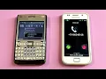 Samsung Galaxy S1 vs Nokia E61i Incoming Call