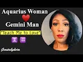 Aquarius Woman Gemini Man Love Compatibility