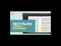 Set Up Text Flow with master pages
