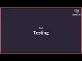 Day 3 Software Engineering Workshop - Testing
