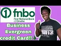 FNBO NO Credit Check Business Credit Card Pre Approval with No INTEREST for a Year