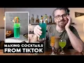 Trying St Patrick s Day cocktails from Tiktok