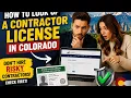 How to look up a contractor license in Colorado