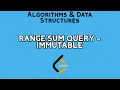 Google Coding Interview Question - Range Sum Query