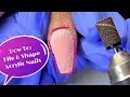 How To File Shape Coffin Acrylic Nails BeGlamorous Nails