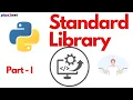 Python Standard Library Tour OS Files Math Networking More Python Tutorial Chapter 10
