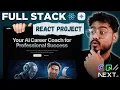 Full Stack React Project AI Career Coach - Next JS Tailwind Gemini AI Prisma Shadcn UI
