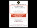 Professional C Programming - Batch 19