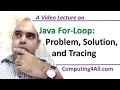 Java Lecture 9 Java For Loop Problem Solution and Tracing