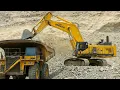 Download Lagu Komatsu PC1250 Excavator Filling Dump Trucks | Heavy Equipment in Real Mining Site