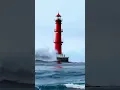 Download Lagu Unexpected Giant Wave Slams Lighthouse – Caught on Camera! #scaryocean #oceanship #ocean
