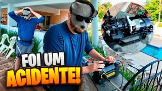 FOMOS LIMPAR A PISCINA E CAUSEI UM PROBLEMA GIGANTE!