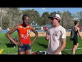 Milesplit Frink Interview South Cobb Sophomore at Cobb County Championship Powder Springs Georgia