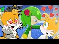 Tails gets RIZZED Tails and Cosmo VS DeviantArt