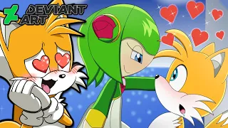 Tails gets RIZZED Tails and Cosmo VS DeviantArt