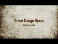 Help My Cricut is writing in bubble letters - Working with Writing Fonts