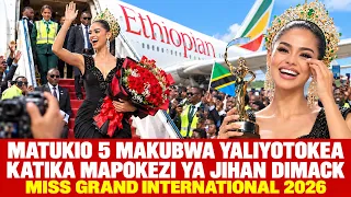 FULL VIDEO: Matukio 5 Makubwa Yaliyotokea Katika MAPOKEZI ya Miss Grand International 2026 Jihan..
