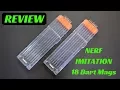 Review NERF Imitation Clear 18 Dart Magazines