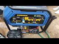 Firman T08073 tri fuel 459cc portable generator Getting ready for the winter storm fern January 2026