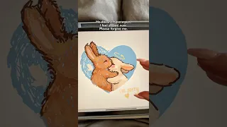 I thought he wanted to mess up our drawing