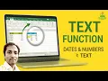 TEXT Function in MS Excel Format Numbers Dates Like a Pro
