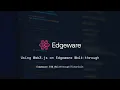 Using Web3 js and Node js with Edgeware EVM Testnet for Local Development