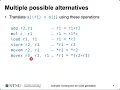 Compiler construction lecture 22