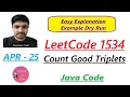 Count Good Triplets LeetCode 1534 Java Code Developer Coder