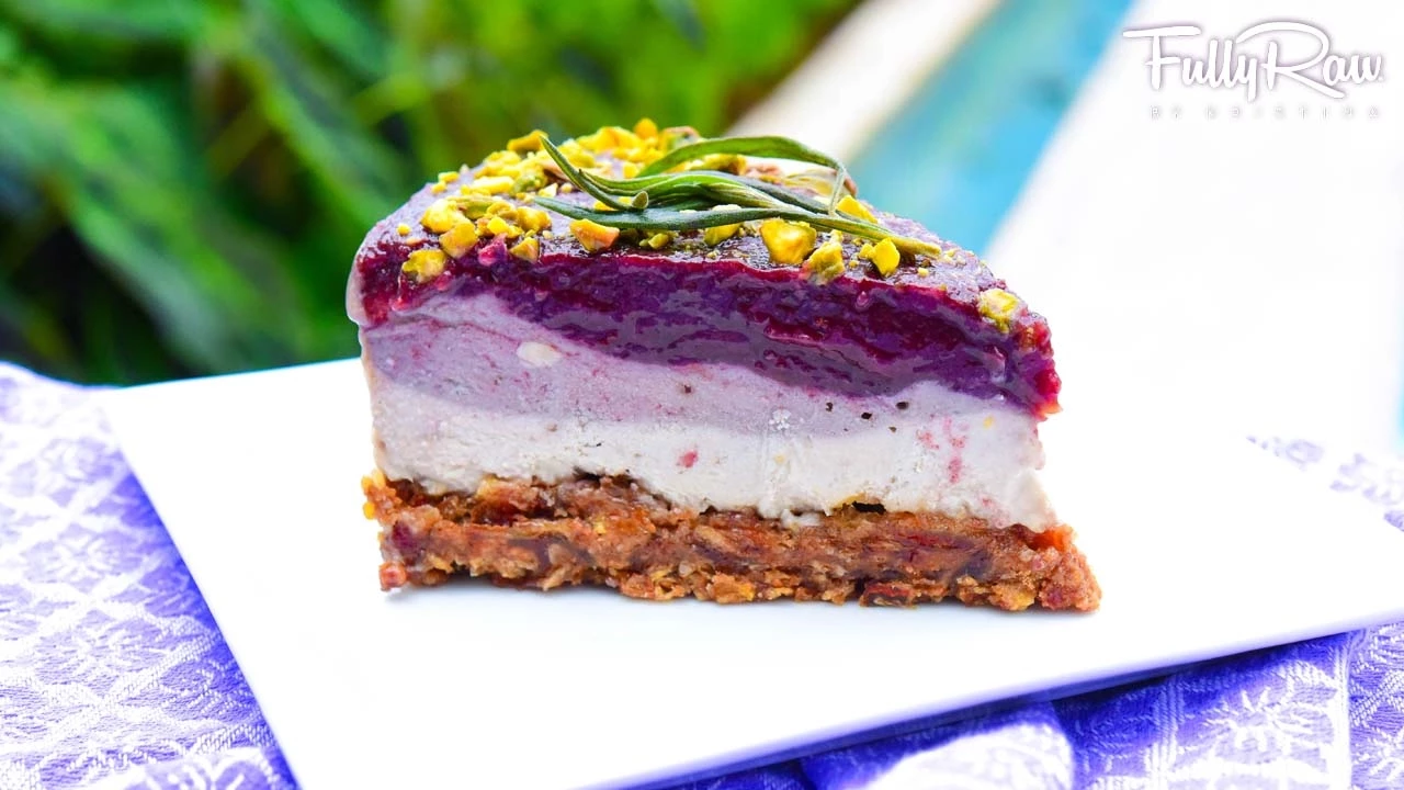 FullyRaw Lavender Cheesecake!