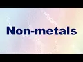 Non-metals Definition and Examples