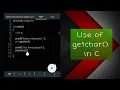 How To Use getchar Function To Print A Single Character Output in C