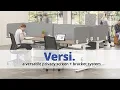 Workspace48 VERSI screen bracket system