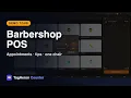 Barbershop POS Tour Appointment Book Tips a One-Chair Setup TagHeron Counter