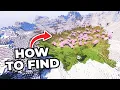 How to find the Cherry Blossom Biome in Minecraft