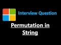 Permutation in String - Leetcode 567