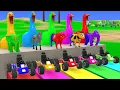 Download Lagu Long Slide Game With Cow Elephant Gorilla Hippopotamus Tiger 3d Animal Game Funny 3d Animals