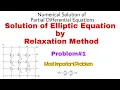 79 Solution of Elliptic Equation by Relaxation Method Problem Most Important