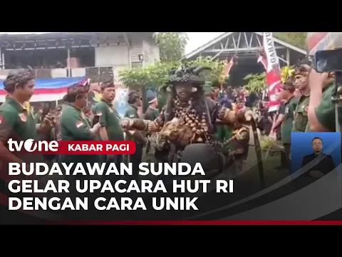 Ratusan Budayawan Sunda Gelar Upacara dengan Kostum Adat