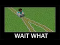 Minecraft wait what meme part 1 - Crazy Rails