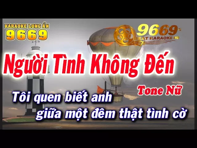 Karaoke Người Tình Không Đến | Tone NỮ | Nhạc sống LA STUDIO | Karaoke 9669