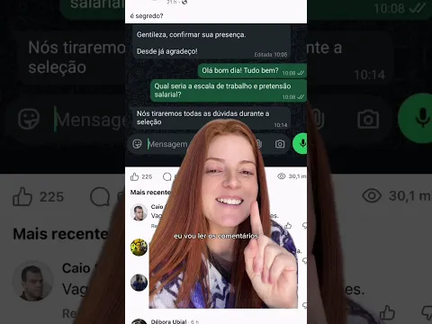 Lendo os comentários da vaga arrombada @maipurper
