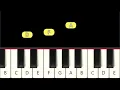 I Can't Let You Throw Yourself Away - Very Easy and Slow Piano tutorial - Only White Keys - Beginner