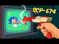 SCP-674 The Exposition Gun Makes Nintendo Real Life SCP Animation