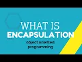 Encapsulation Object Oriented Programming